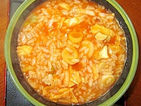 綺麗になる！トマトジュースの雑炊